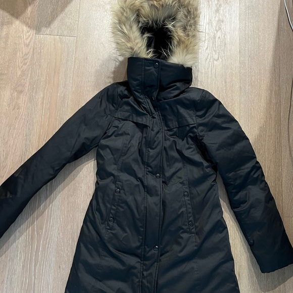 Soia & Kyo Hooded Parka w/ Removable Fur trim - Picture 2 of 14